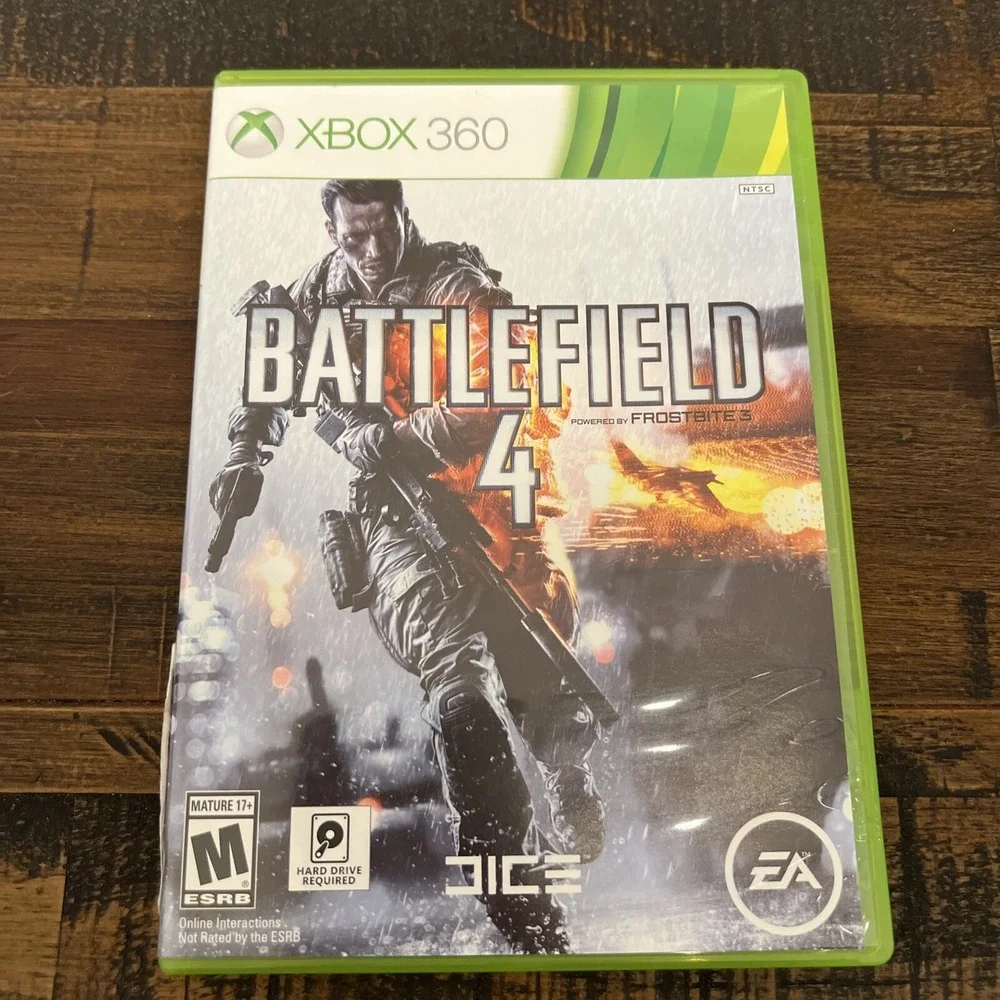 Battlefield 4 Game Microsoft Xbox 360 2013 Complete CIB 2 Disc